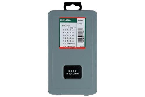 Hammerbohrersatz SDS-plus Pro 4 7-tlg.SDS-Plus Ku.-Kass.METABO