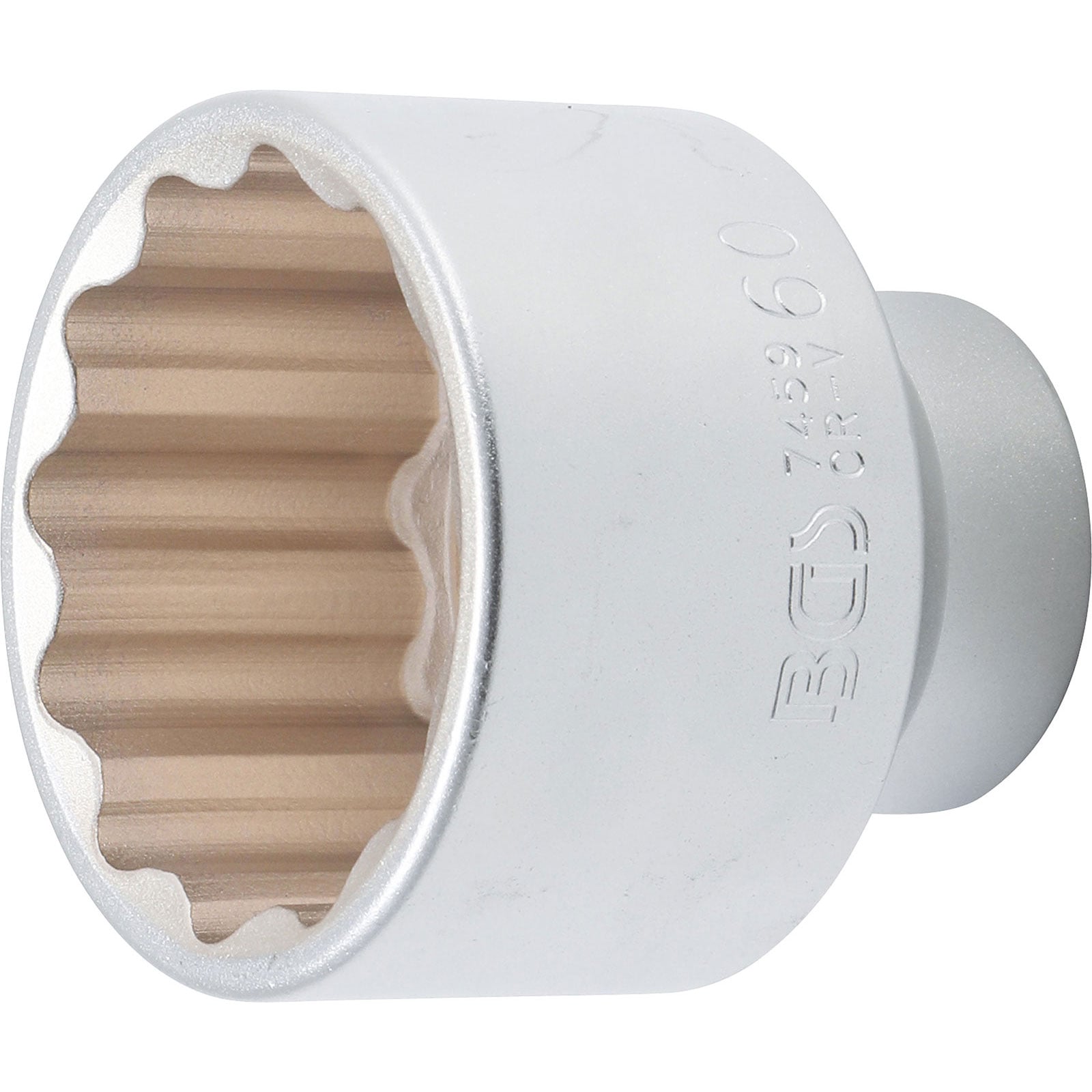 BGS Steckschlüssel-Einsatz Zwölfkant Antrieb Innenvierkant 20 mm (3/4") SW 60 mm - 7459