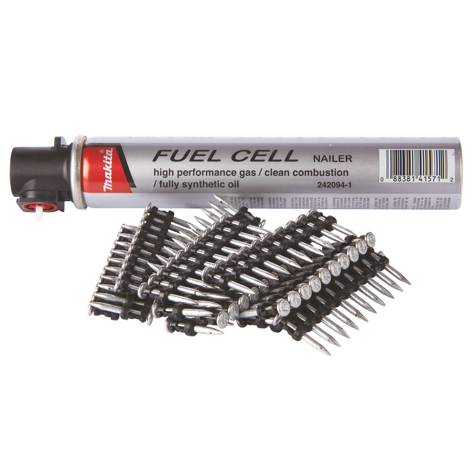 Makita Betonnagel 2,6x25 mm C6 + Gas - 196291-0