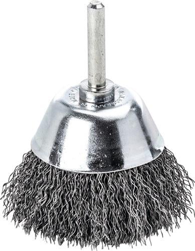 Lessmann Topfbürste Ø 50 mm Schaft 6 mm Drahtstärke 0,3 mm - 435162