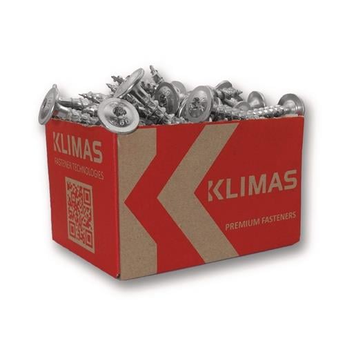 Tellerkopfschraube 6x80 Tellerkopf hell verz.TX30 KLIMAS