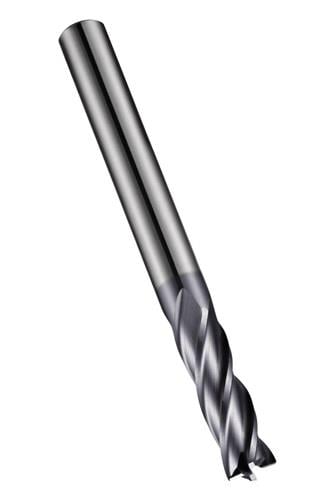 Schaftfräser S944 D.2mm Gesamt-L.38mm Schneiden-L.6mm HM TiAlN 30Grad Z.4