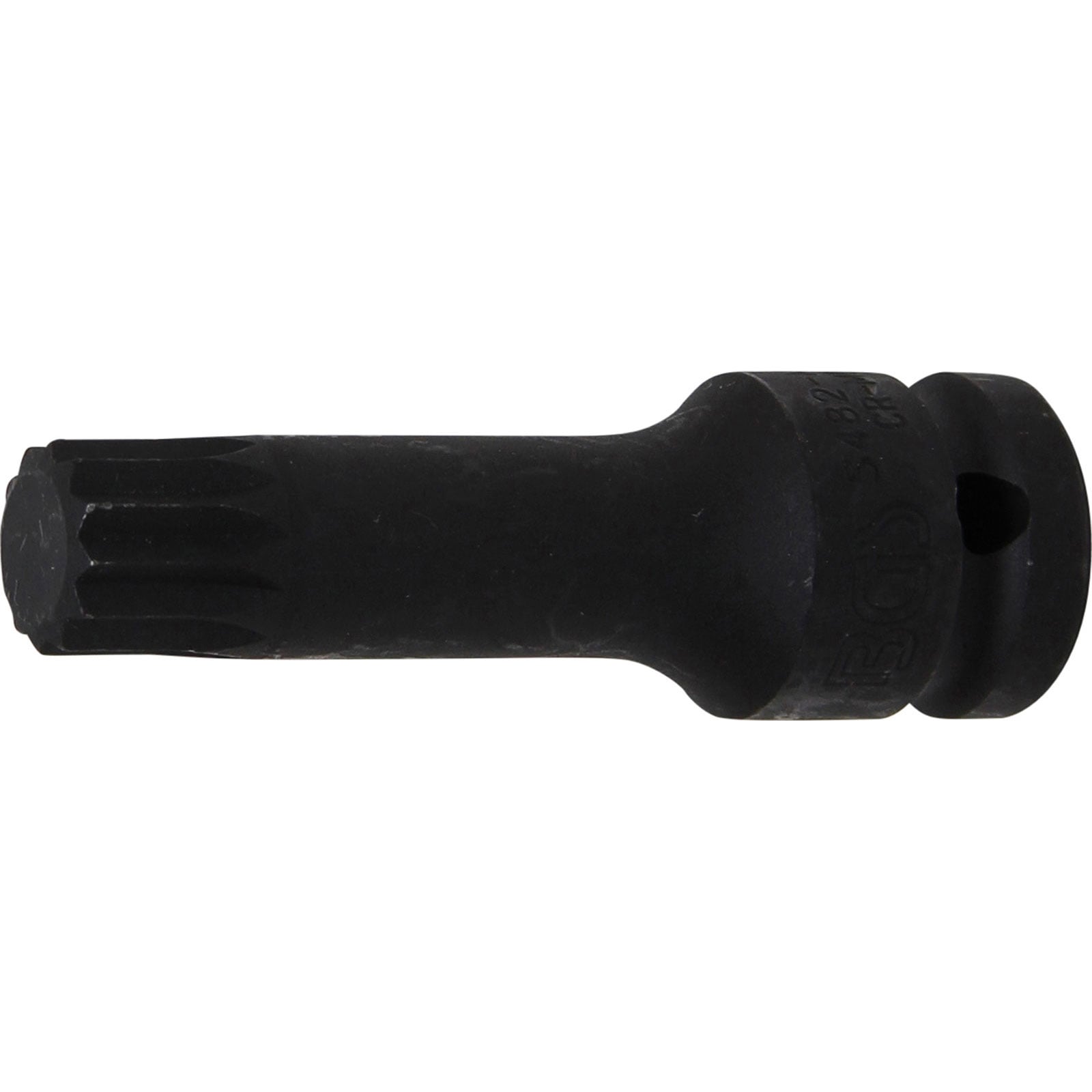 BGS Kraft-Bit-Einsatz Antrieb Innenvierkant 12,5 mm (1/2") Innenvielzahn (für XZN) M16 - 5482-M16