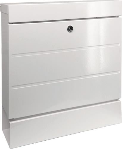 Briefkastenset NewYork 850 W H.405mm B.364mm T.110mm weiß verzinkter STA