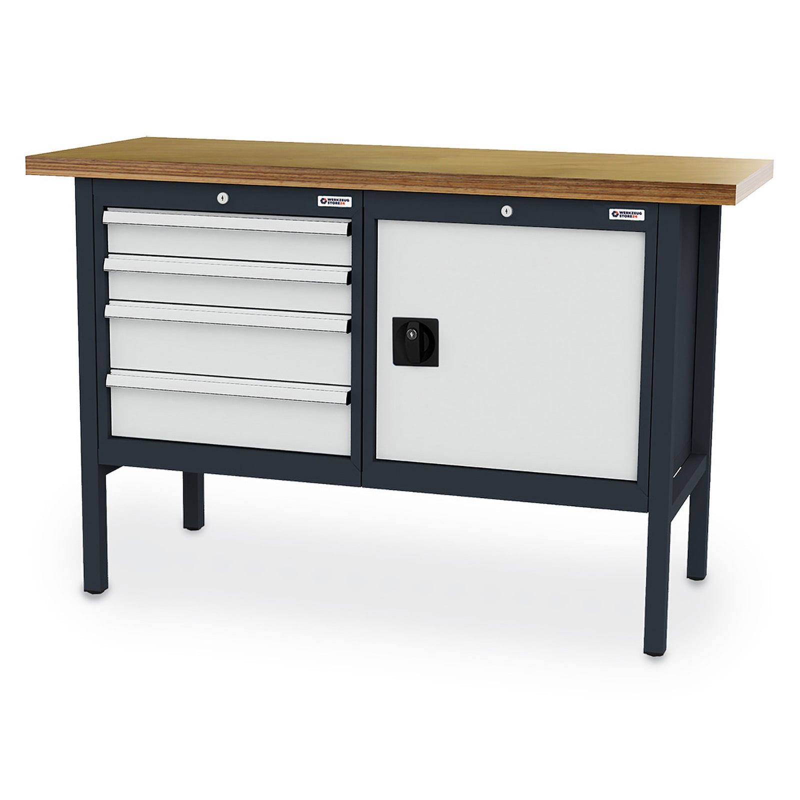 WS24 Kastenwerkbank B x T x H 1.500 x 600 x 960 mm - WS24-100137