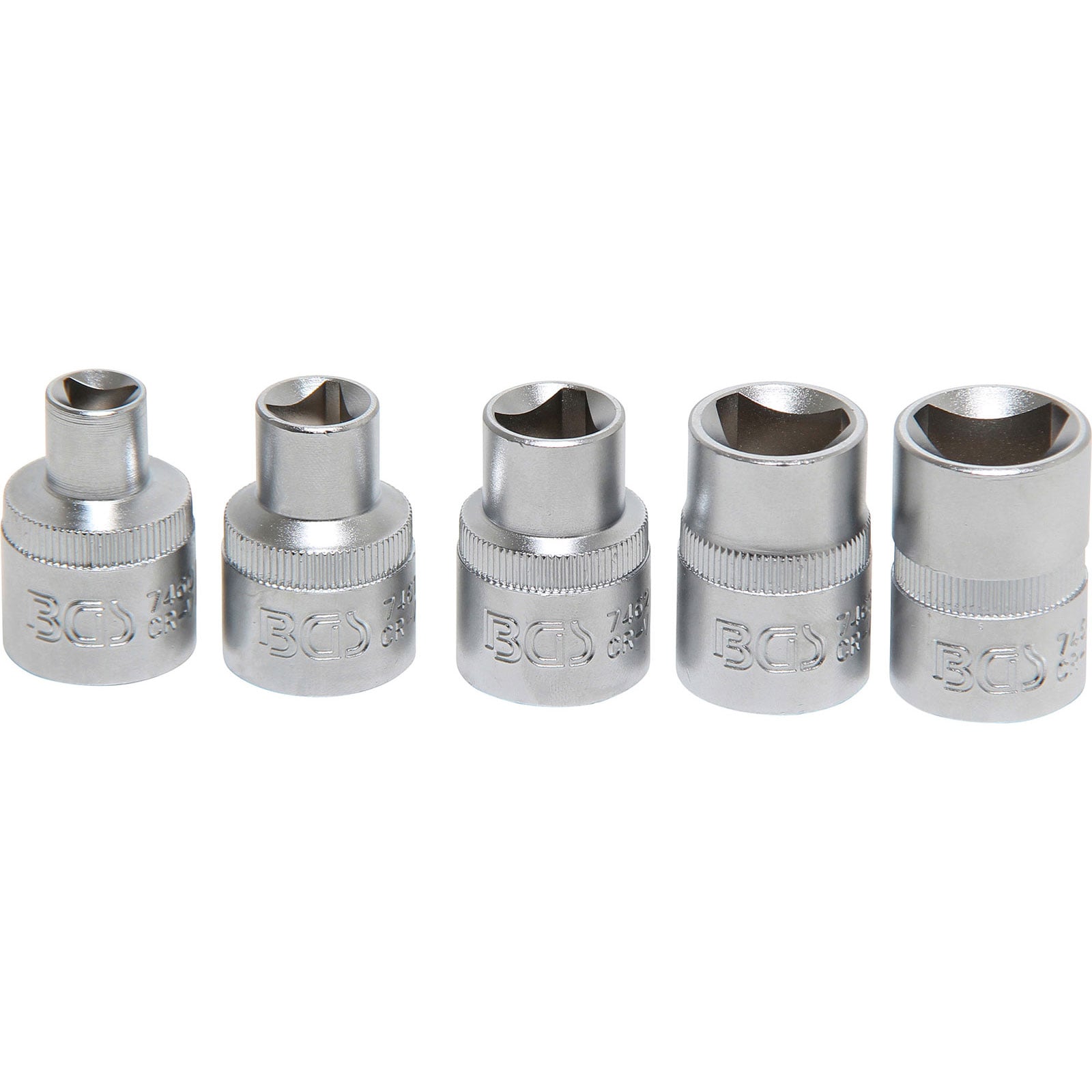 BGS Dreikant-Einsatz-Satz M5 - M12 (8 - 16,5 mm) 5tlg. - 8608