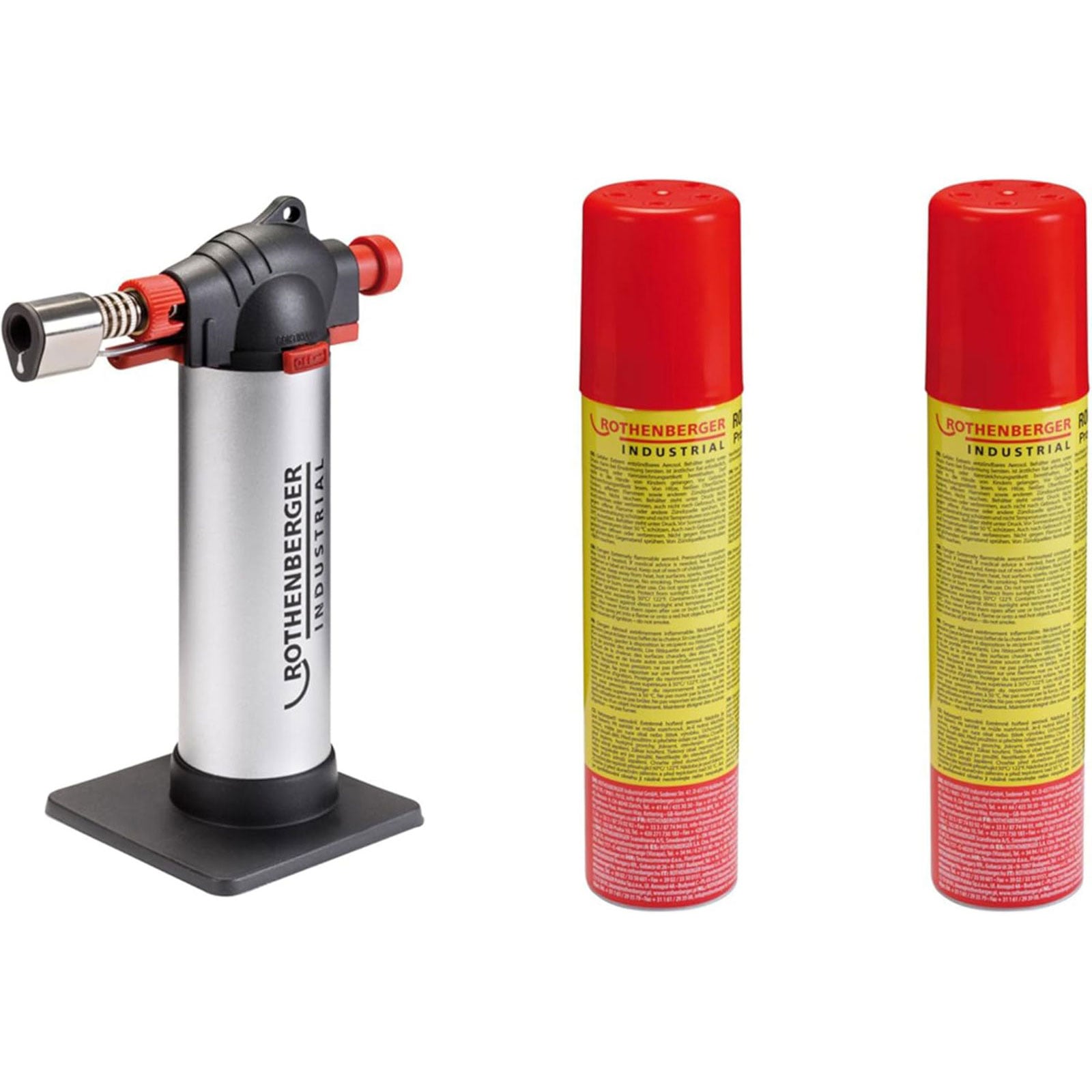 ROTHENBERGER Industrial Crème Brûlée Set inkl. 2x Nachfüllgas - 1500005179