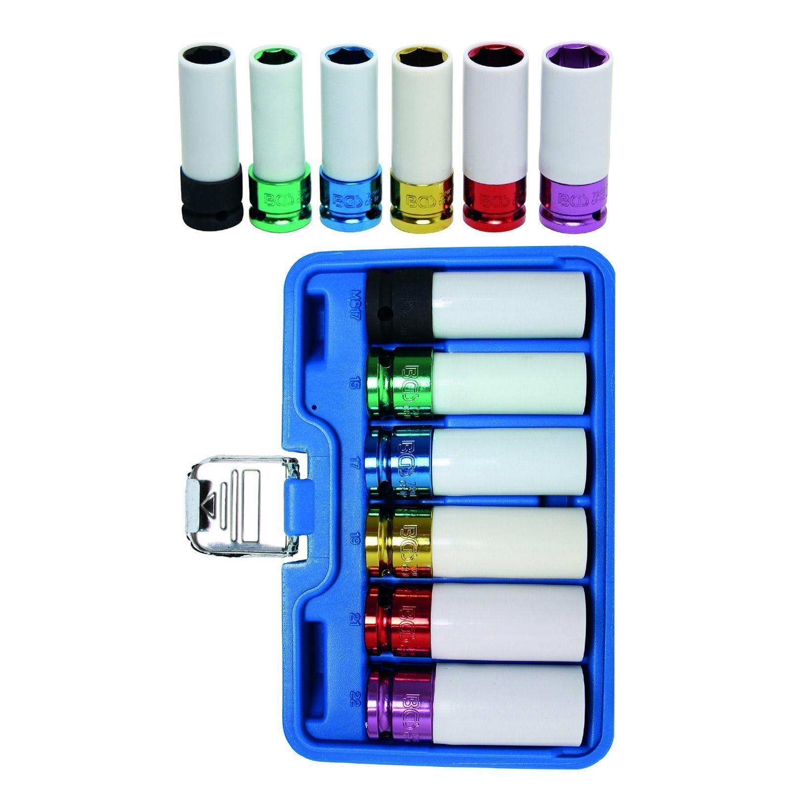 BGS 6tlg. Kraft-Schoneinsatz-Satz - 12,5 (1/2) - 7307