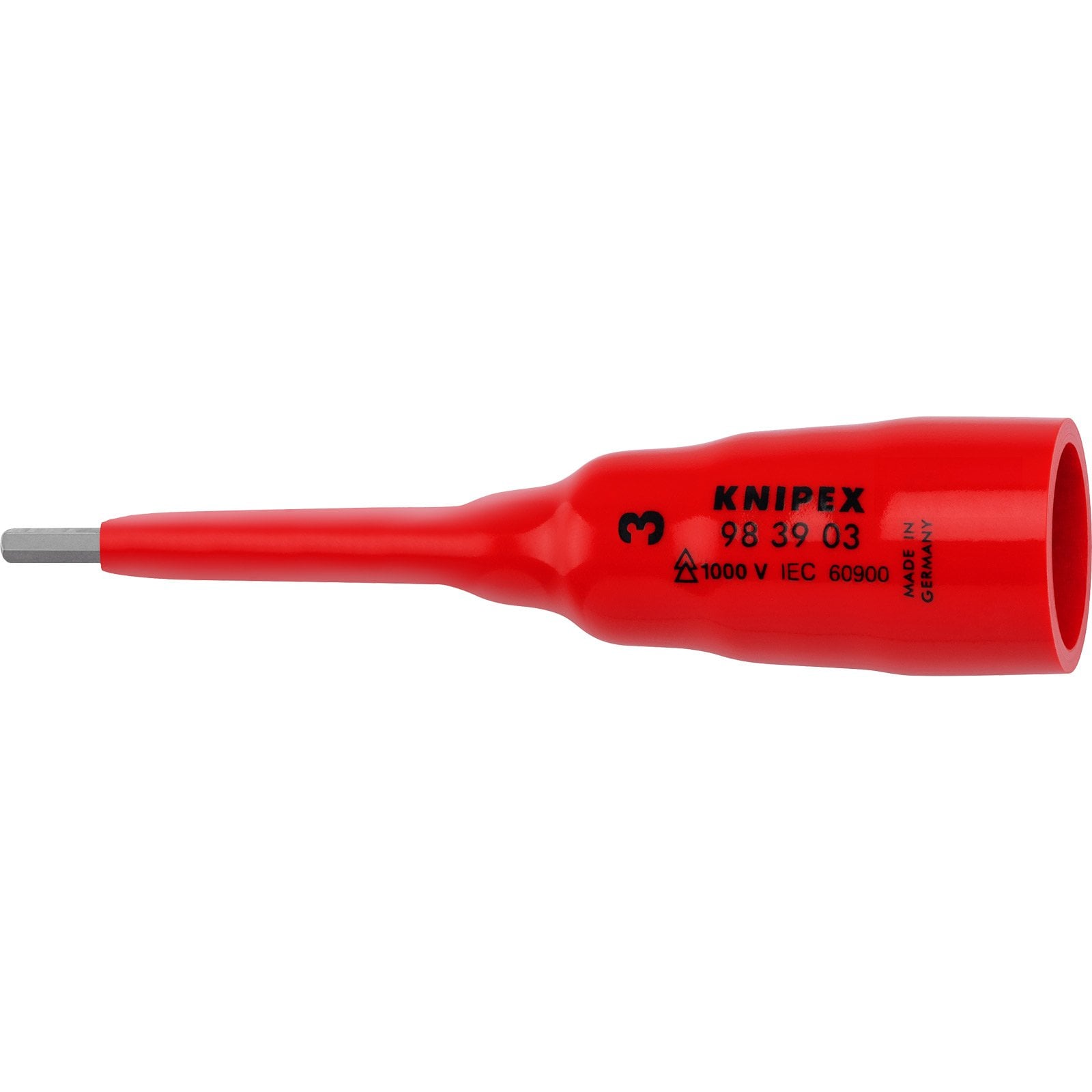 Knipex Steckschlüsseleinsatz 3/8" hex.3 - 983903
