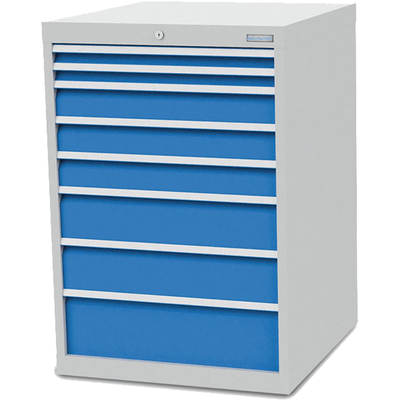 Bedrunka+Hirth Schubladenschrank Tiefe 736 mm R 24-24 8x Schublade BxTxH 705x736x 1.019 mm - 700/2321V10A