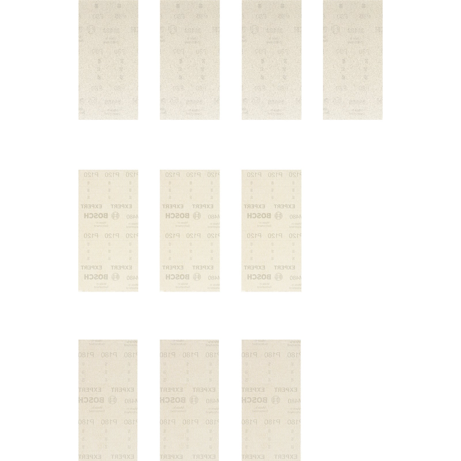 Bosch 10x Expert M480 Schleifnetz-Set 93 x 186 mm - 2608901206