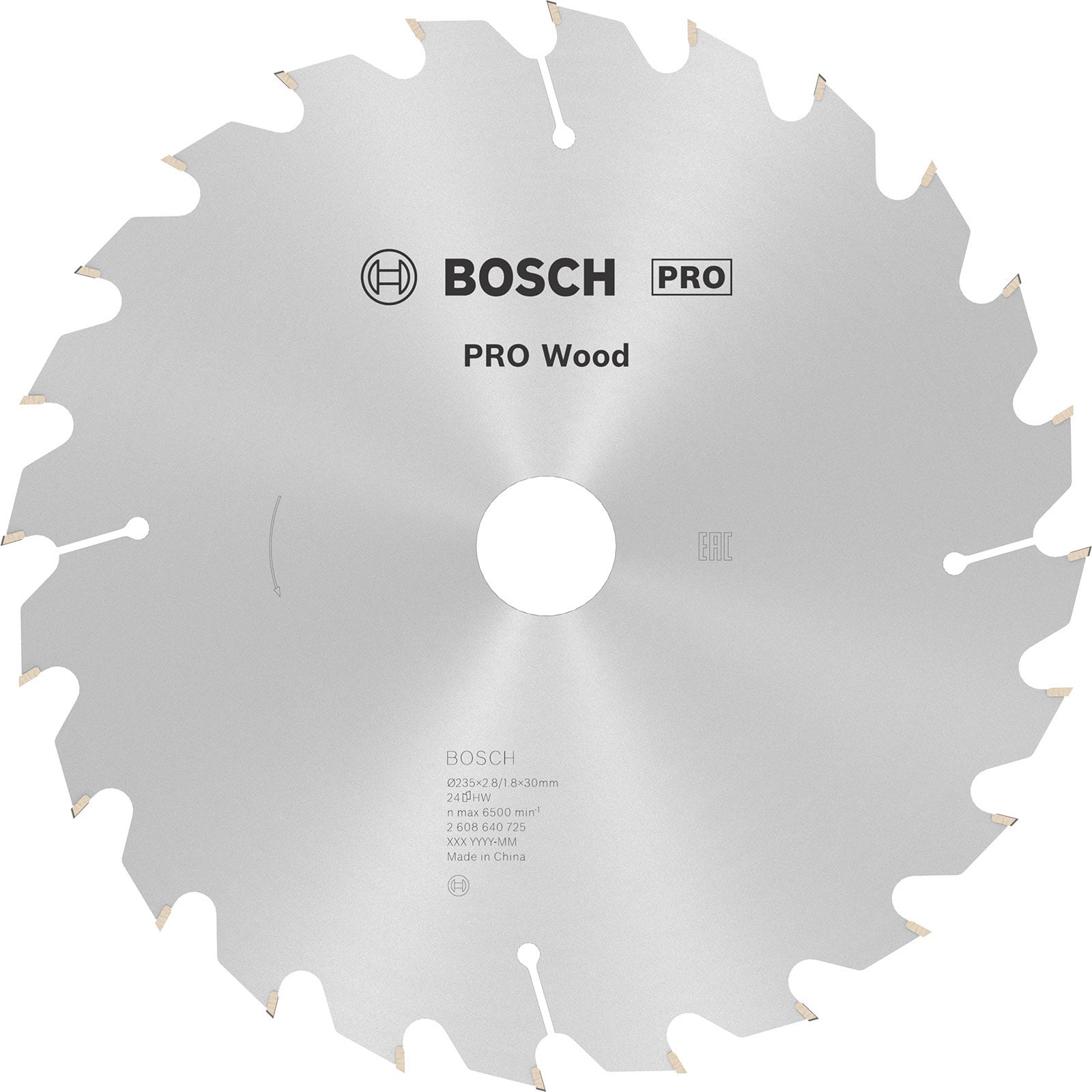 Bosch PRO Wood Kreissägeblatt 235 x 2,8 x 30 mm - 2608640725