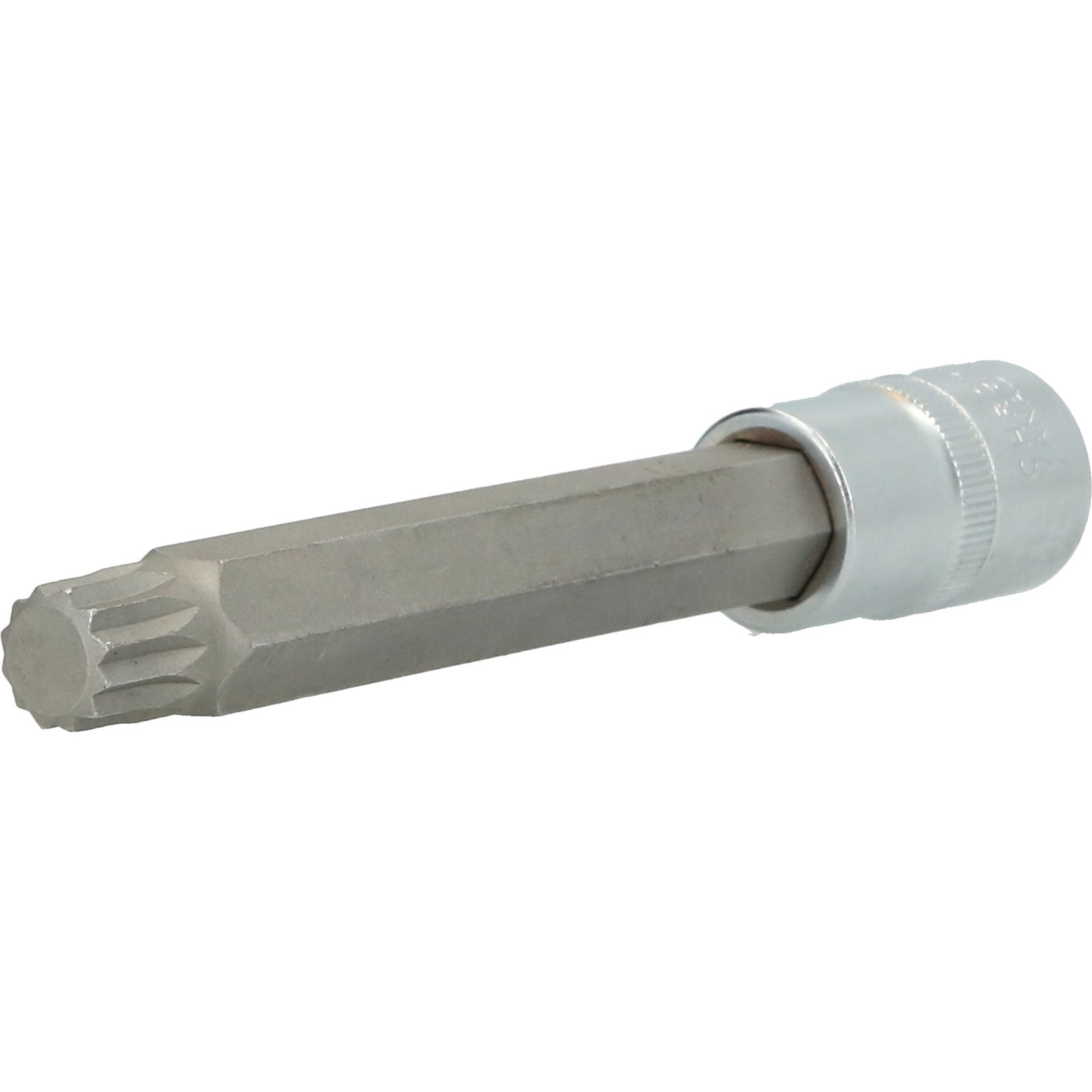 BRILLIANT TOOLS 1/2" Vielzahn-Bit-Stecknuss 140 mm lang M14 - BT022956