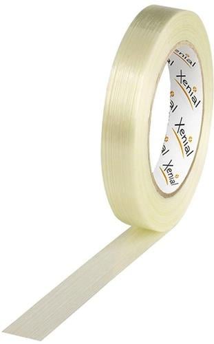 Filamentklebeband m.Längsfaden Breite 19mm Länge 50m S.100µ transparent XENIAL