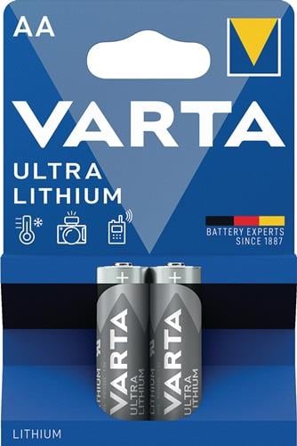 VARTA Batterie ULTRA Lithium 1,5 V AA Mignon 2900 mAh - 06106 301 402