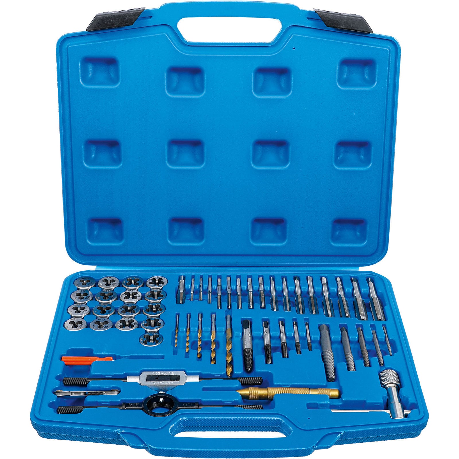 BGS Gewindeschneid-Satz Zoll 1/4" - 1/2" 56tlg. - 70105