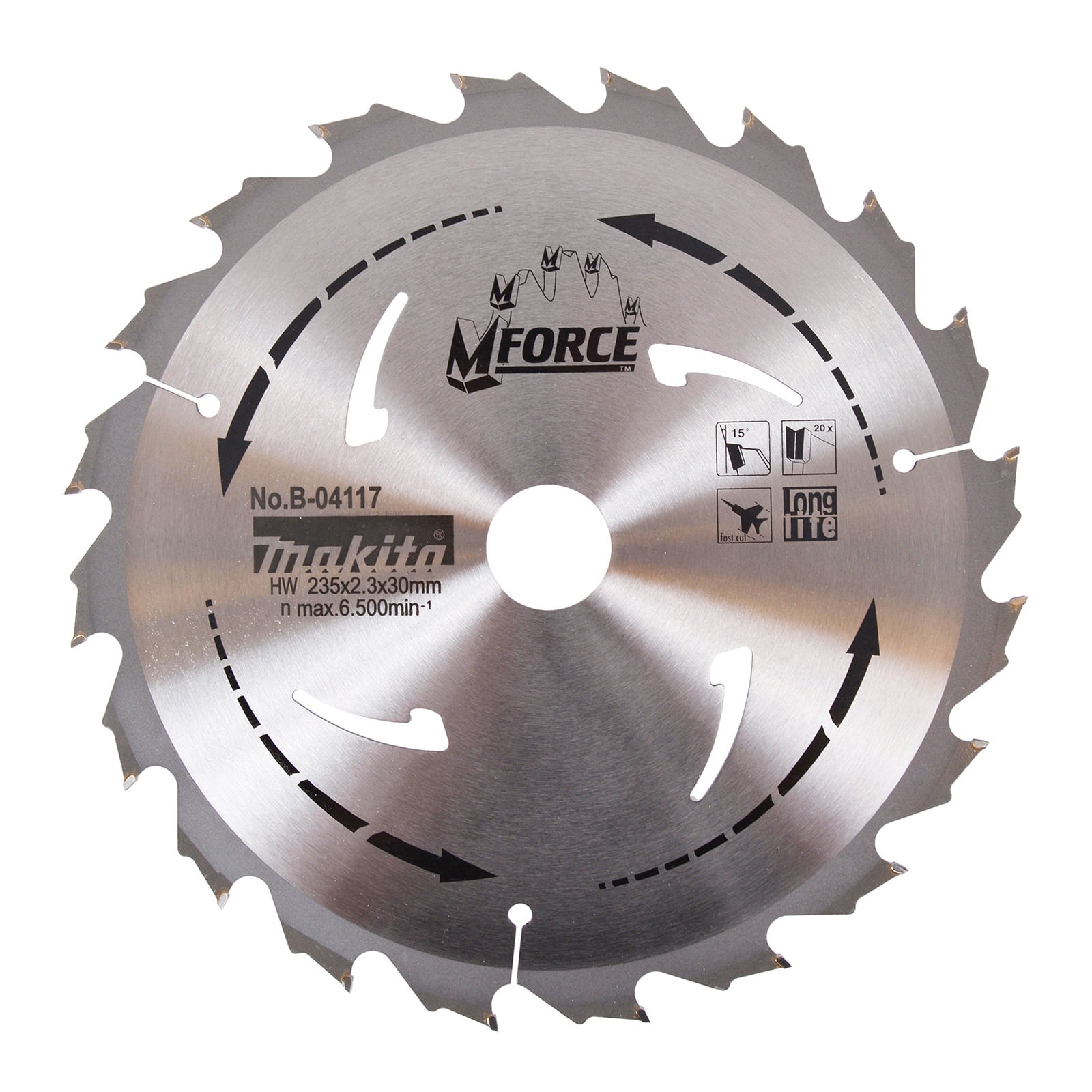 Makita M-FORCE Sägeblatt 235x20Z - B-04117