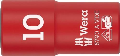 Steckschlüsseleinsatz 8790 A VDE 1/4 Zoll SW 10mm L.41mm WERA