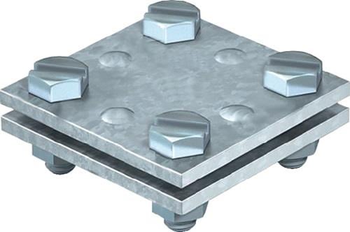 Kreuzverbinder nach DIN EN 62561-1 flach / flach 30 mm - 1010