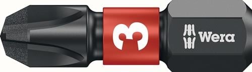 Wera 10x Bit 851/1 IMP DC PH3 Länge 25 mm 1/4" C6,3 Impaktor DC - 5157617001