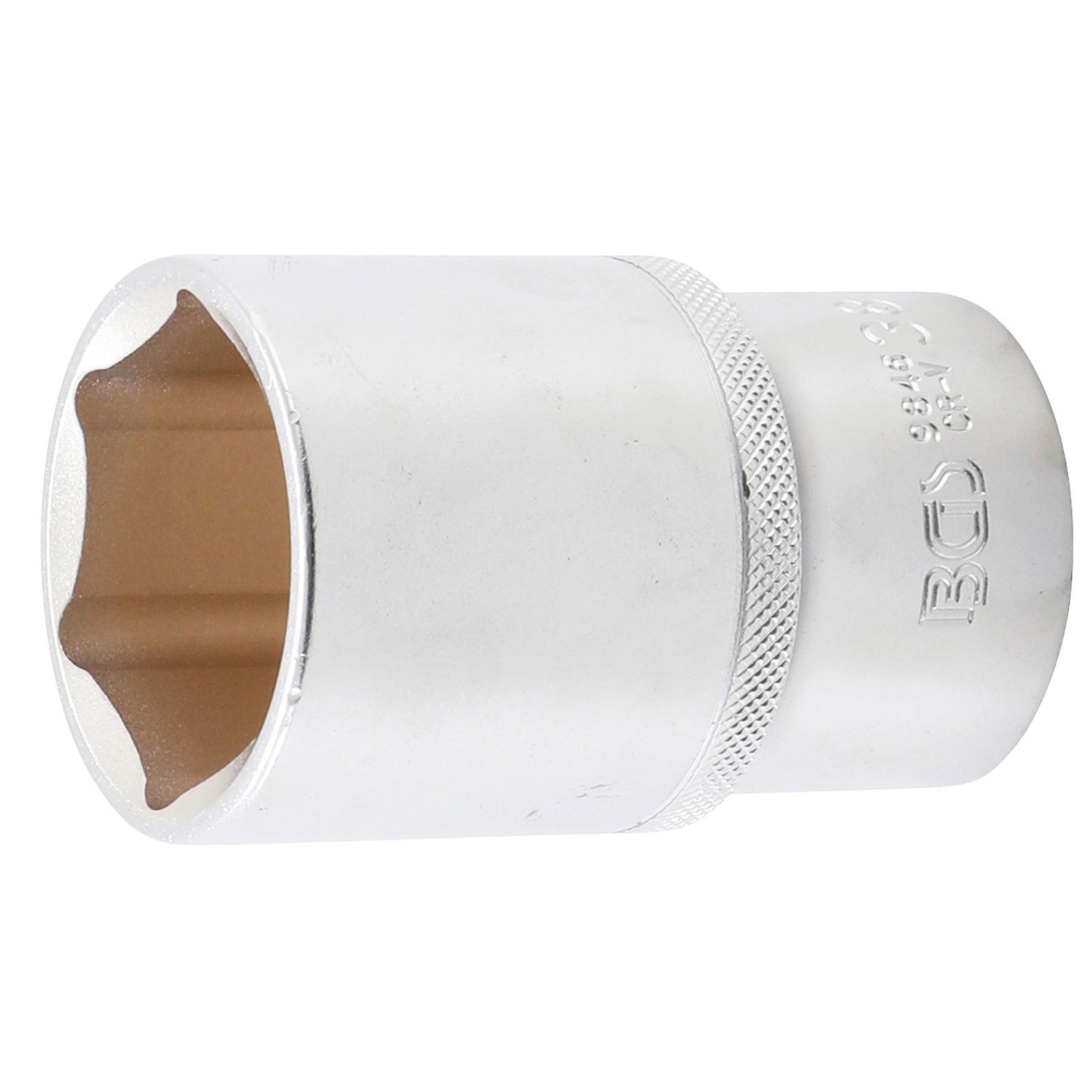 BGS Steckschlüssel-Einsatz Sechskant tief Antrieb Innenvierkant 12,5 mm (1/2") SW 38 mm - 9846