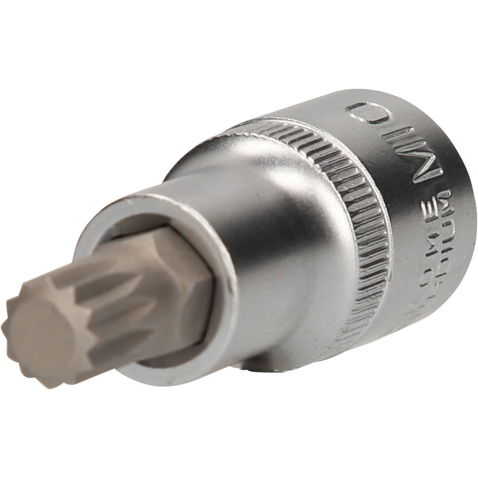 BRILLIANT TOOLS 1/2" Vielzahn-Bit-Stecknuss 55 mm lang M10 - BT022934