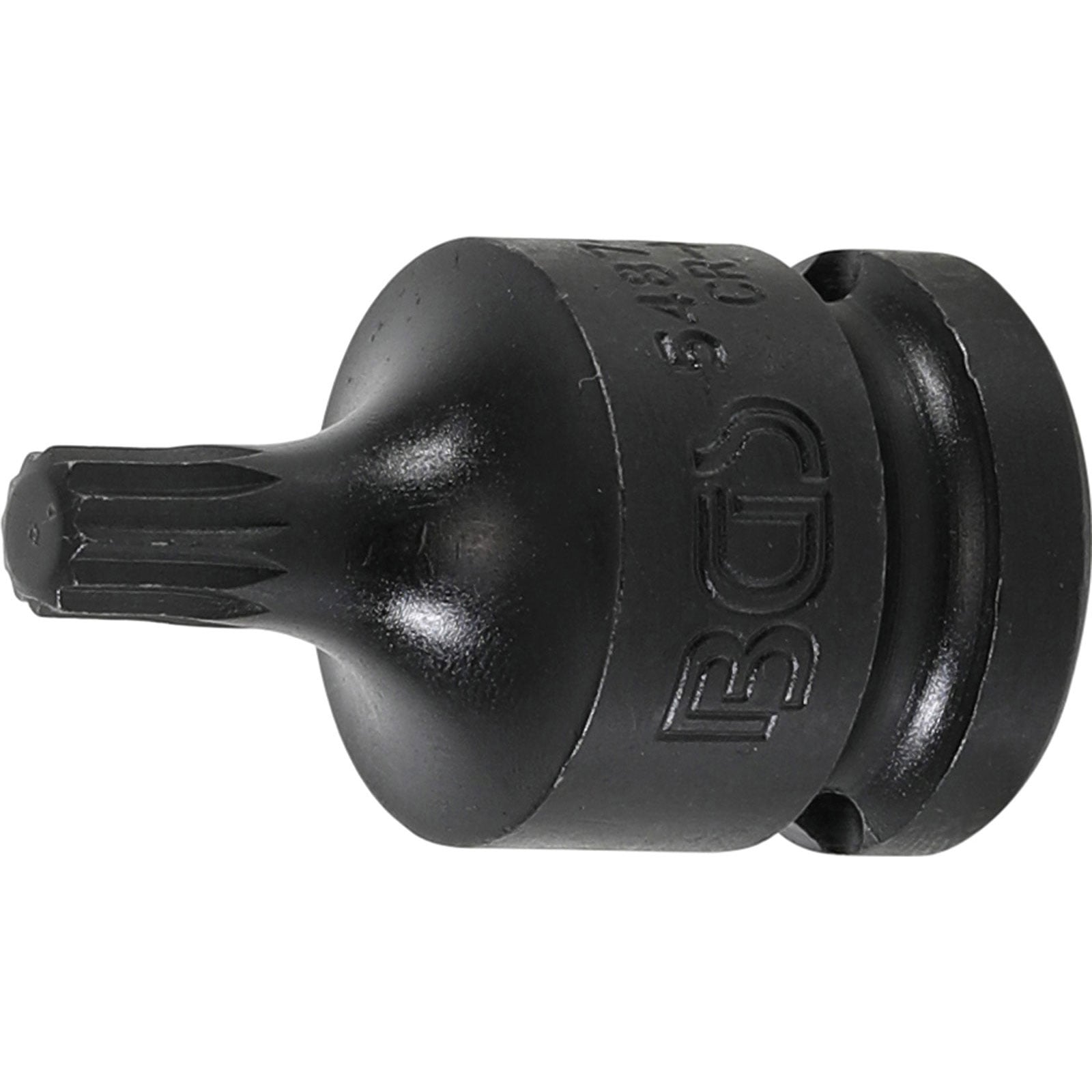 BGS Kraft-Bit-Einsatz Antrieb Innenvierkant 12,5 mm (1/2") Innenvielzahn (für XZN) M8 - 5487-M8