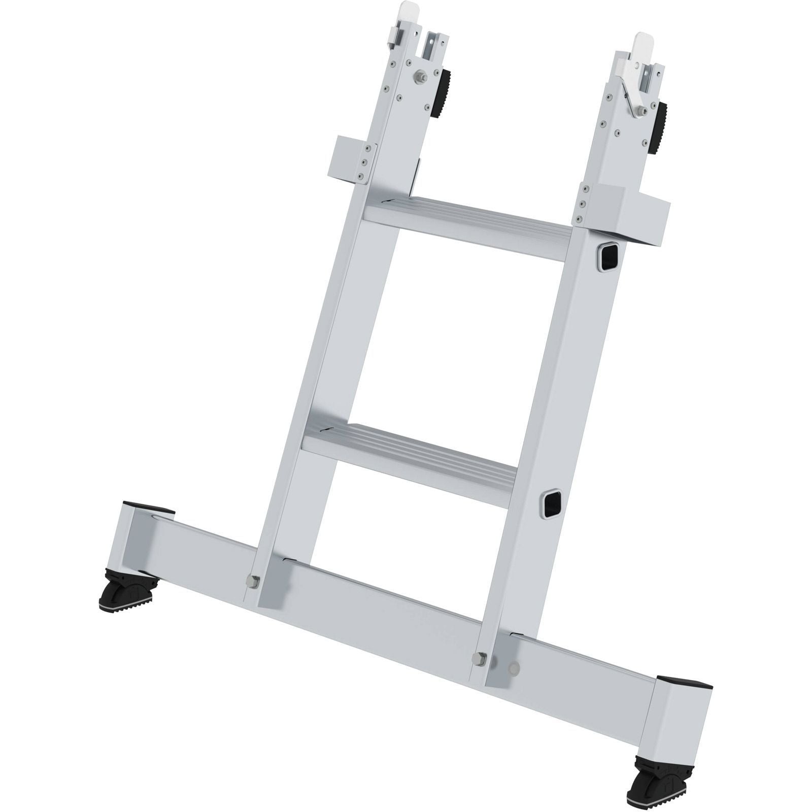Günzburger Steigtechnik Stufen-Glasreinigerleiter Unterteil mit nivello-Traverse 2 Stufen - 012024