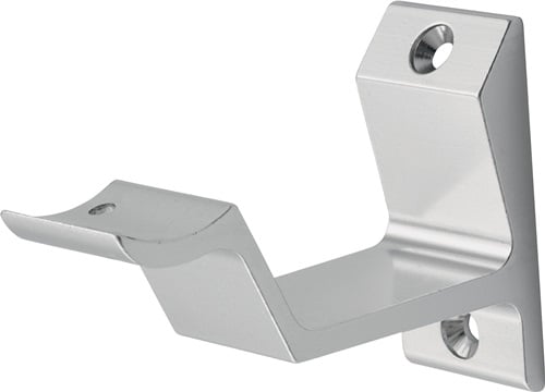 hermeta Handlaufträger 3542 Alu.silberf.elox.gewölbte Auflage - 3542-01E