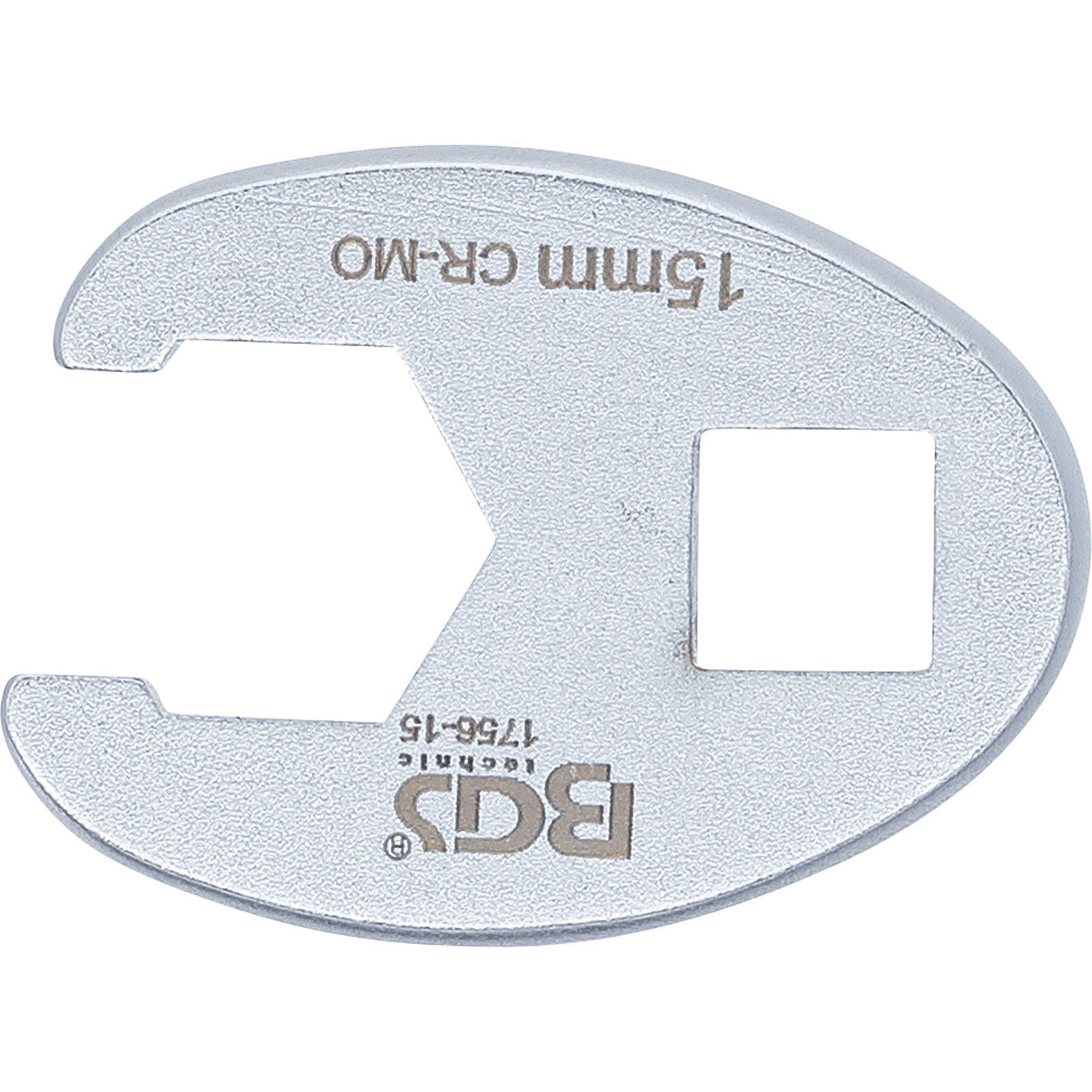 BGS Hahnenfußschlüssel Antrieb Innenvierkant 10 mm (3/8") SW 15 mm - 1756-15