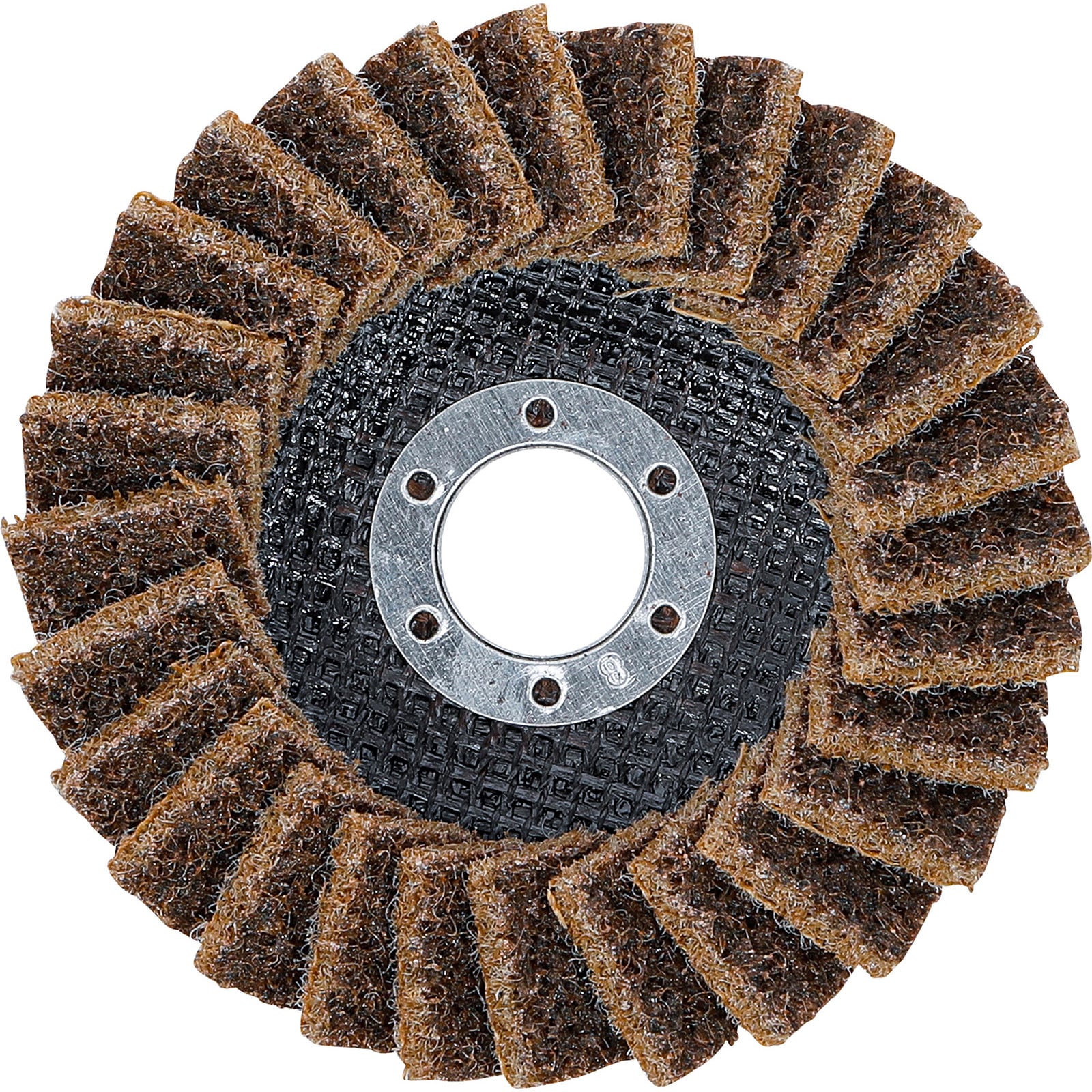 BGS Fächer-Schleif-Scheibe Vlies Ø 115 mm Körnung 80 - 74471