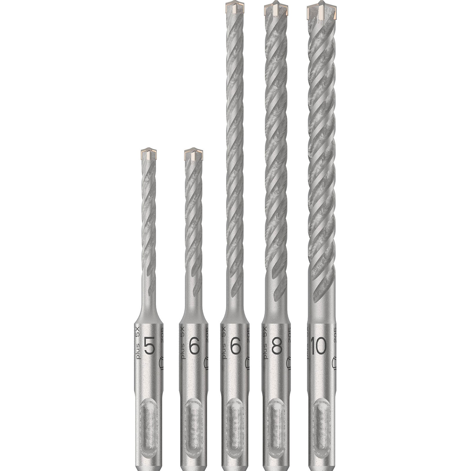 Bosch PRO SDS plus-5X Hammerbohrer-Set 5/6/6/8/10 mm 5-tlg. - 2608833910