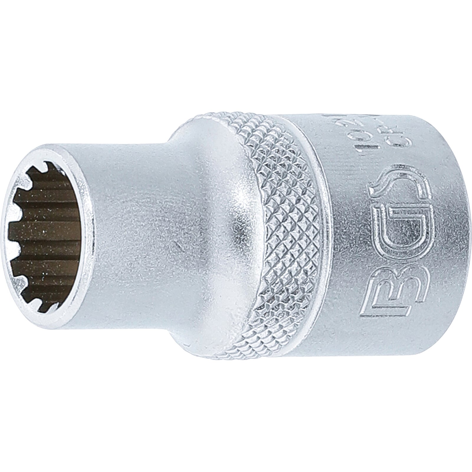BGS Steckschlüssel-Einsatz Gear Lock Antrieb Innenvierkant 12,5 mm (1/2") SW 11 mm - 10211