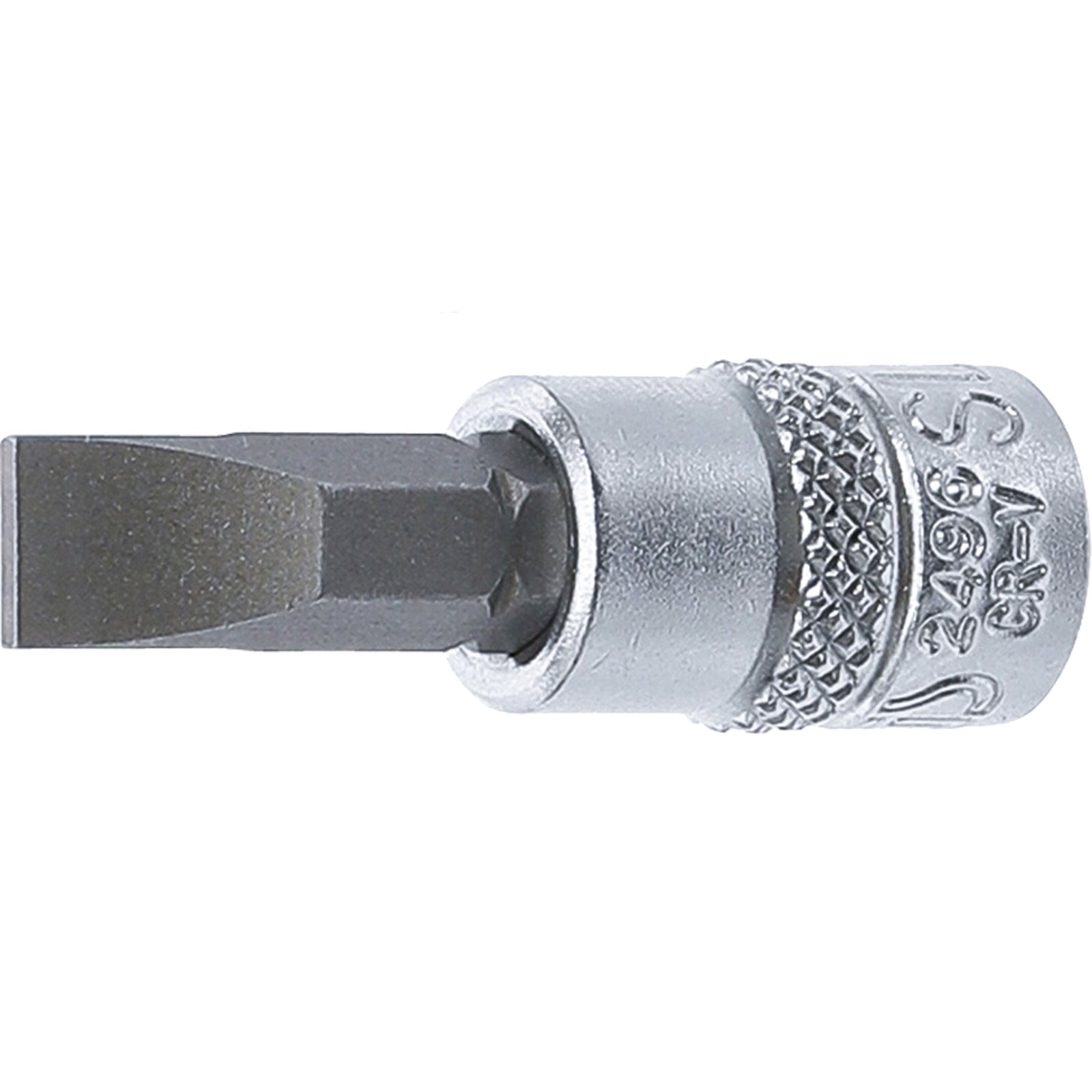 BGS Bit-Einsatz Antrieb Innenvierkant 6,3 mm (1/4") Schlitz 7 mm - 2496