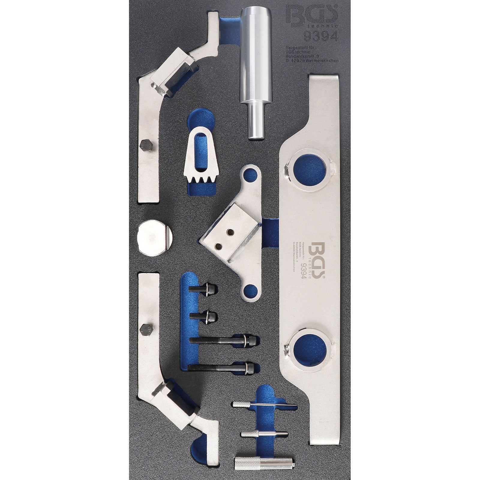 BGS Werkstattwageneinlage 1/3: Motor-Einstellwerkzeug-Satz für Opel / Saab / Chevrolet 2.0l / 2.4l - 9394