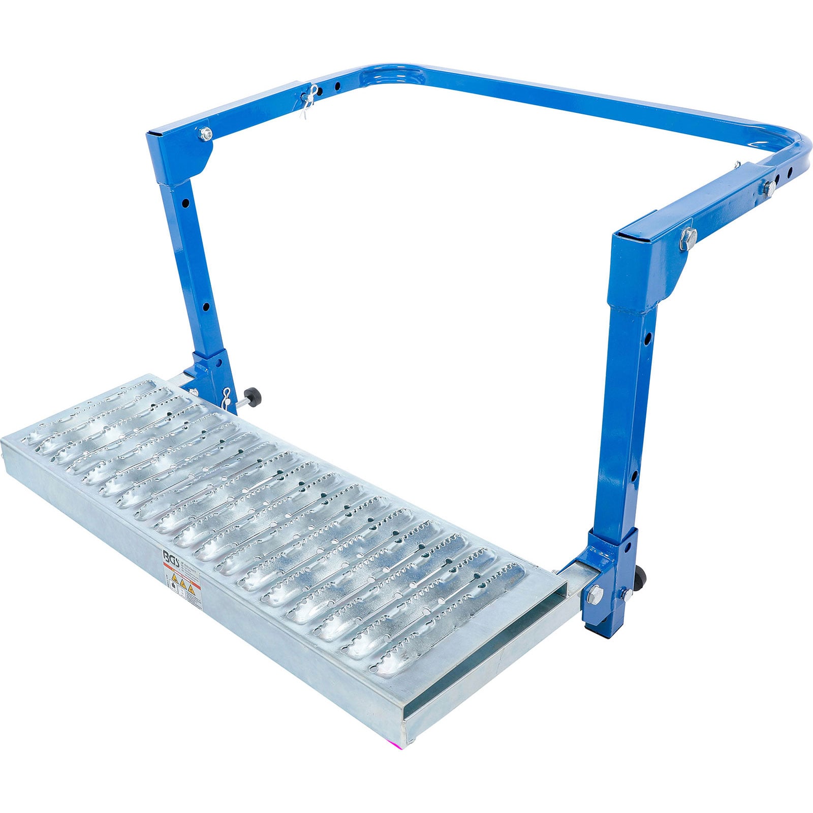 BGS Reifen-Klapptritt einstellbar für Kleintransporter und 4x4 Fahrzeuge - 71002