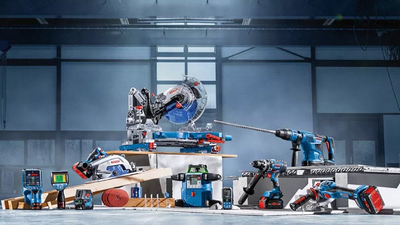 Bosch Profi-Werkzeuge Set für jede Baustelle