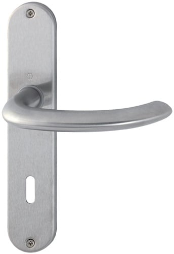 HOPPE Langschildgarnitur Mar.E1138Z/302 VA F69 OB 72mm DIN L/R - 3042513