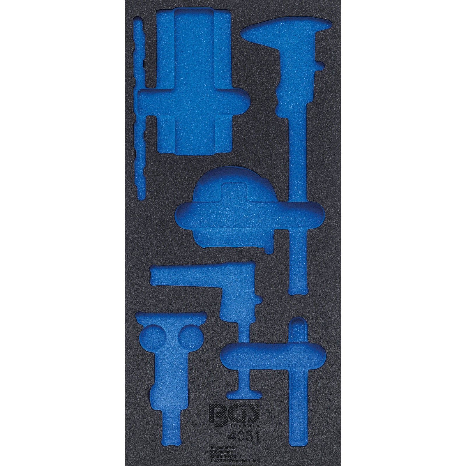 BGS Werkstattwageneinlage 1/3 leer für Art. 4031 - 4031-1