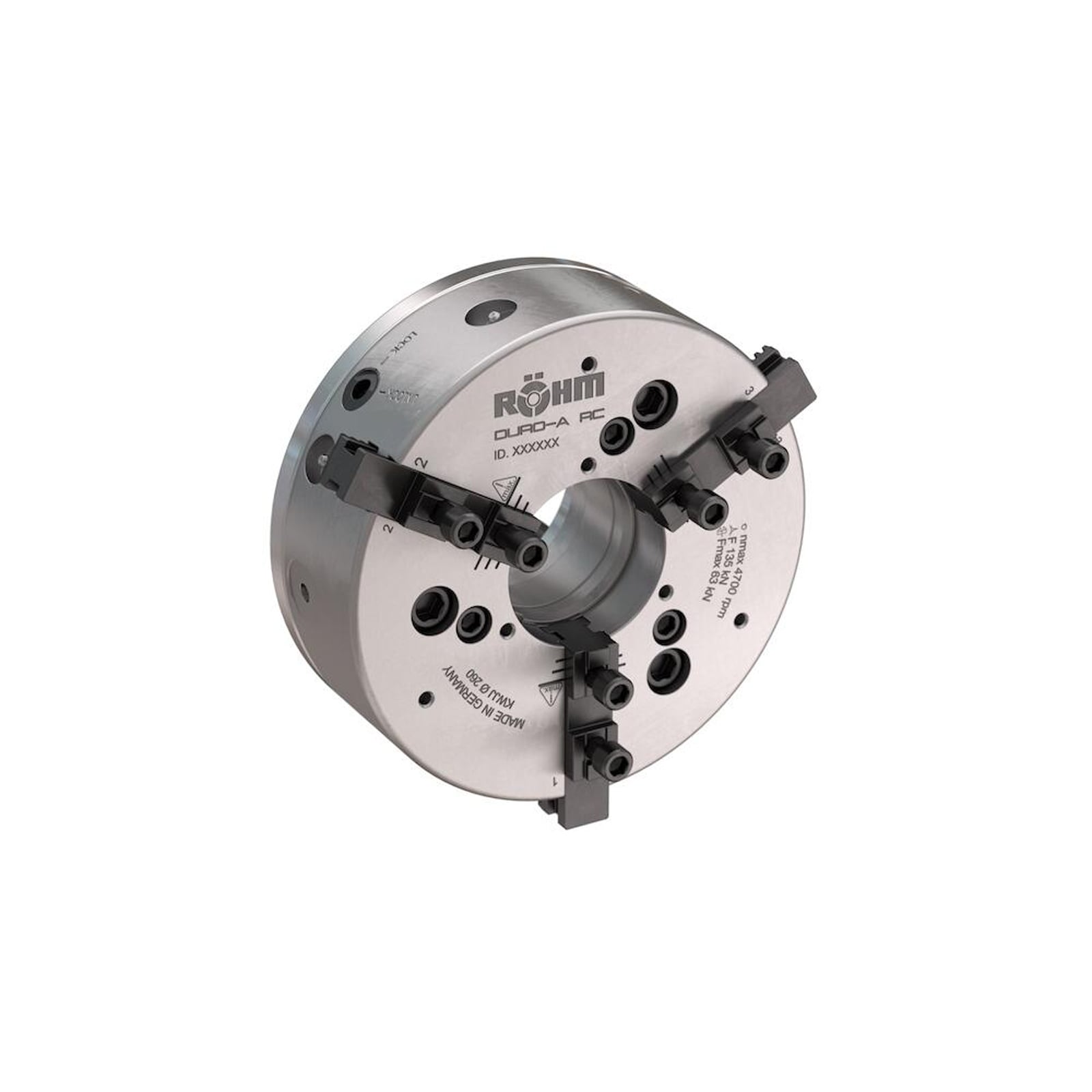 Röhm Kraftspannfutter DURO-A RC 215 DIN ISO 702-4 - ZA170 geradverzahnt Einzelentriegelung Edition 2022 - 185029