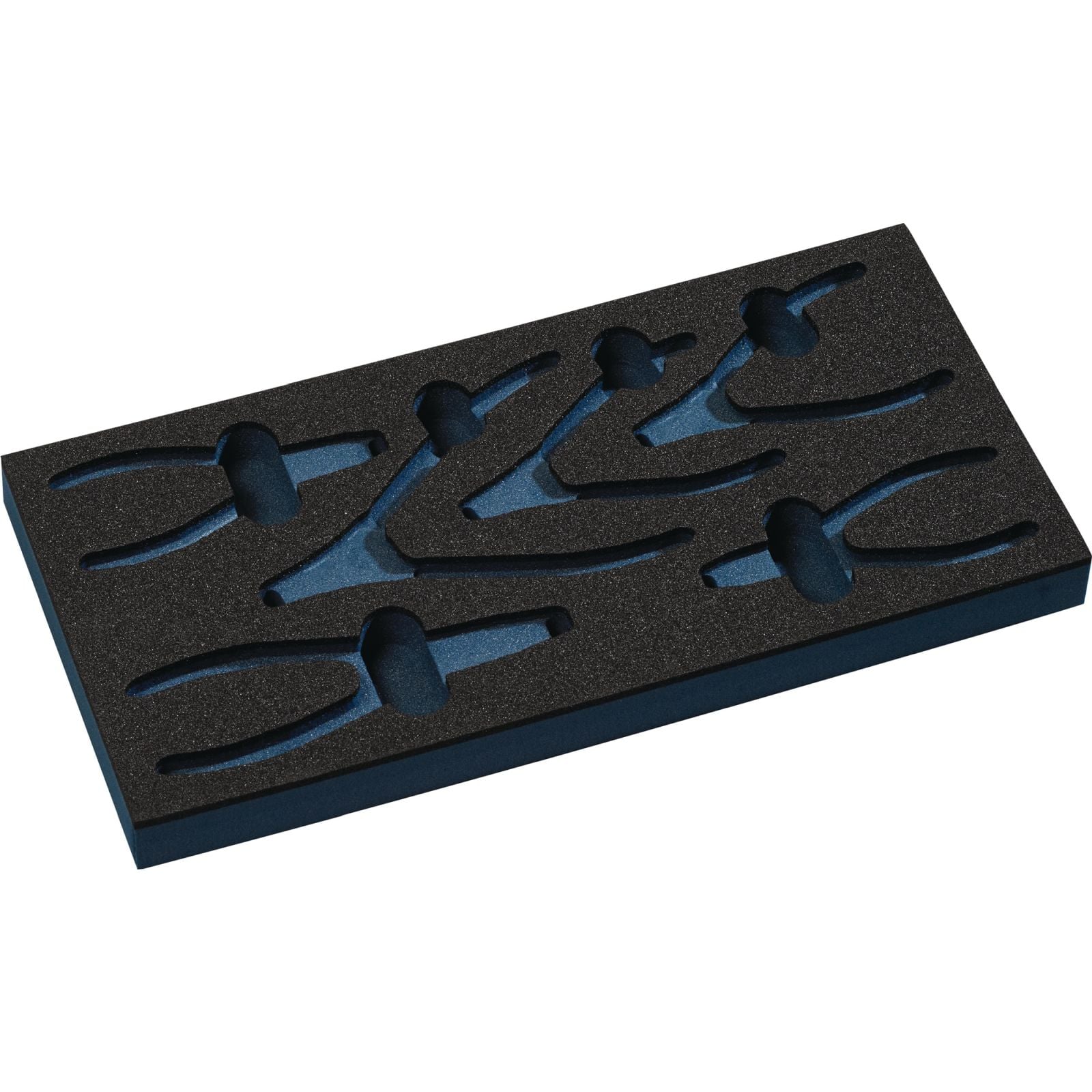 Werkzeugmodul Leereinlage 1/3-Modul 2000 871 242 6-tlg.TECWERK