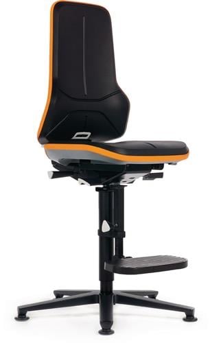 interstuhl Arbeitsdrehstuhl Neon Bodengleiter + Aufstiegshilfe - 9561-9999-3278