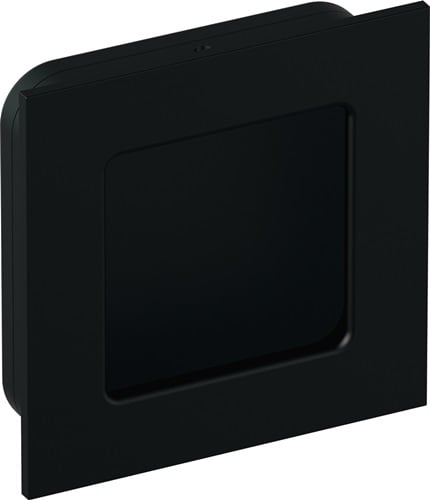 HEWI Schiebetürmuschel 544.60B PA 90 tiefschwarz ma quad.TS ab 17mm f.HLT - 544.60B 90