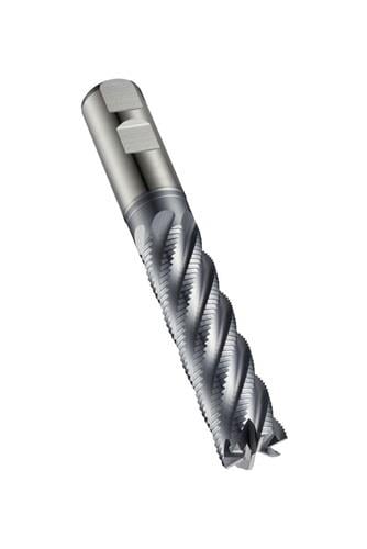 Schaftfräser C492 DIN 844 L D.25mm Schneiden-L.90mm HSS-E-PM ALCRONA 35Grad Z.6