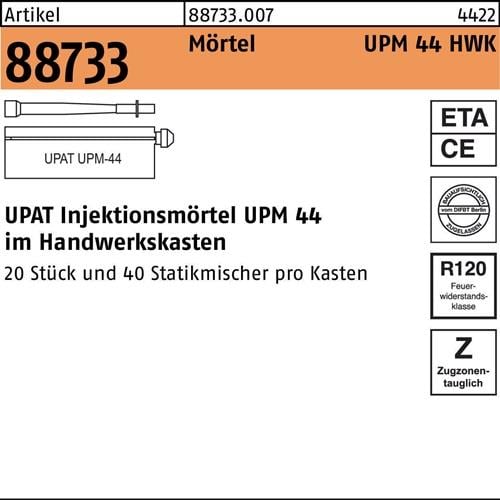 Injektionsmörtel R 88733 UPM 44 im Hwk Kunstharz 1 Stück UPAT