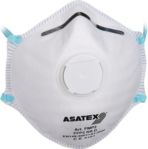 ASATEX Atemschutzmaske FFP 2/V NR D mit Ausatemventil - FMP2