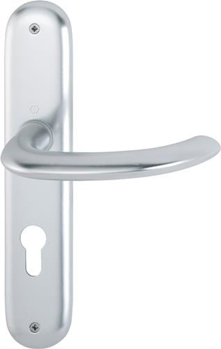 HOPPE Langschildgarnitur Mar.1138/273P Alu.F1 PZ 72mm DIN L/R - 2784857