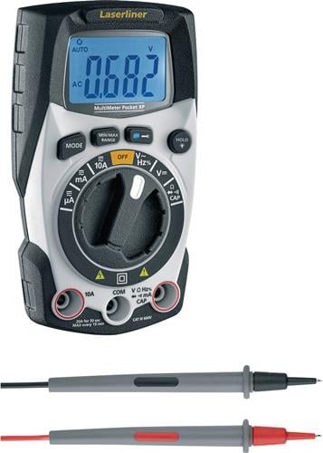 Multimeter Pocket XP 0,1 V-600 V AC/DC Phasenprüfer LASERLINER
