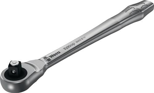 Wera 8003 B Zyklop Metal-Knarre mit Durchsteckvierkant mit 3/8"-Antrieb - 004033