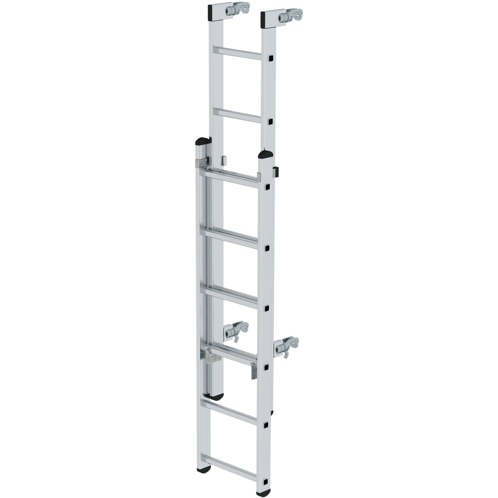 Günzburger Steigtechnik Aufstiegsleiter mit selbstschließenden Schnellverschlüssen einhängbar 2tlg. - 027142